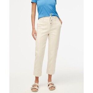 J.Crew Petite seamed straight-leg jean in all-day stretch with rope-tie waist 26